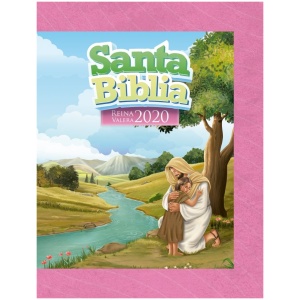 Biblia RVR2020 Para Niñas Tapa Dura Rosada