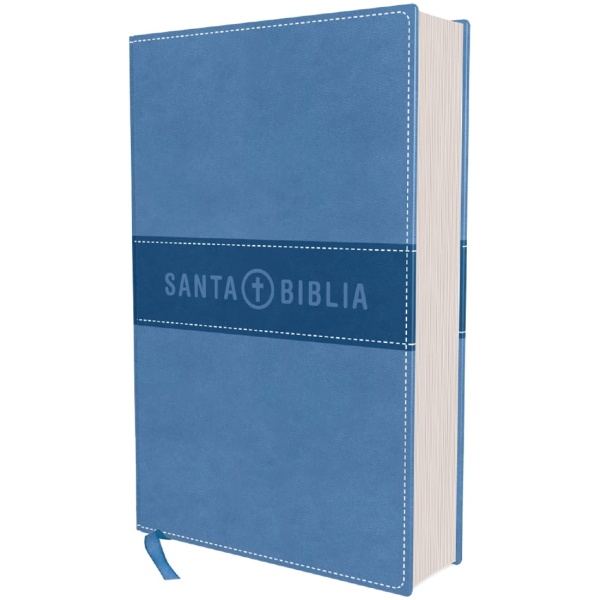 Biblia NVI 20220 Niños Leathersoft Azul Celeste - Image 3