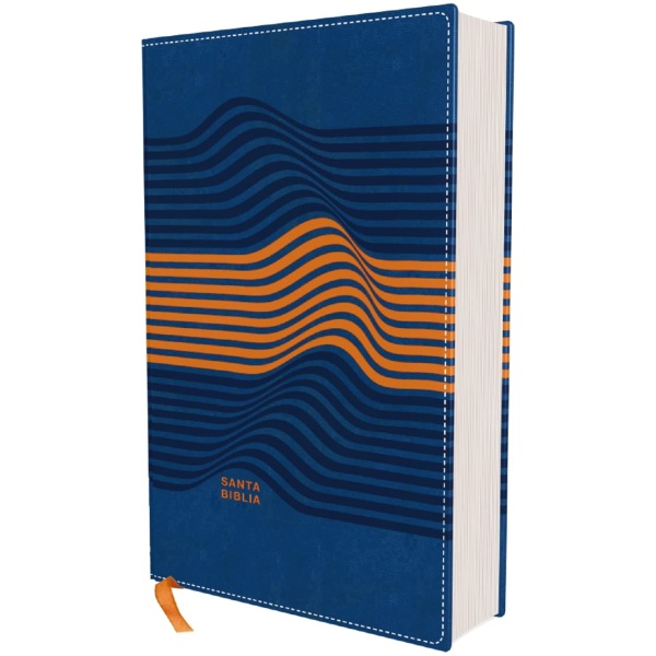Biblia NVI 2022 Niños Leathersoft Azul Comfort Print - Image 3