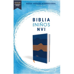 Biblia NVI 2022 Niños Leathersoft Azul Comfort Print