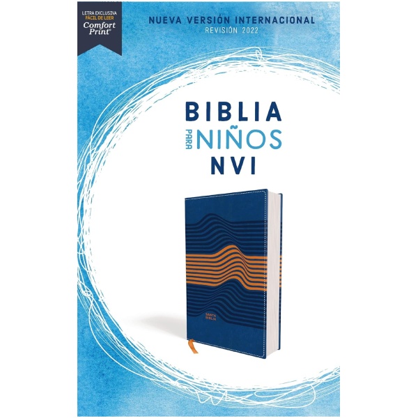 Biblia NVI 2022 Niños Leathersoft Azul Comfort Print