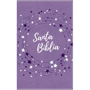 Biblia NVI 2022 Niños Leathersoft Lavanda Comfort Print