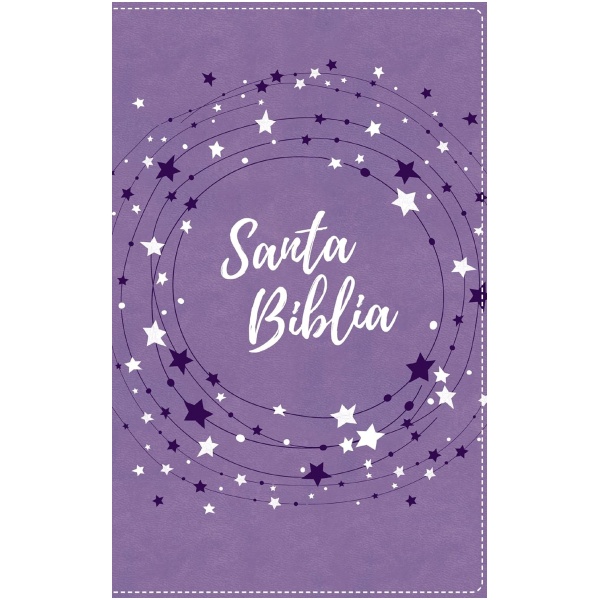 Biblia NVI 2022 Niños Leathersoft Lavanda Comfort Print