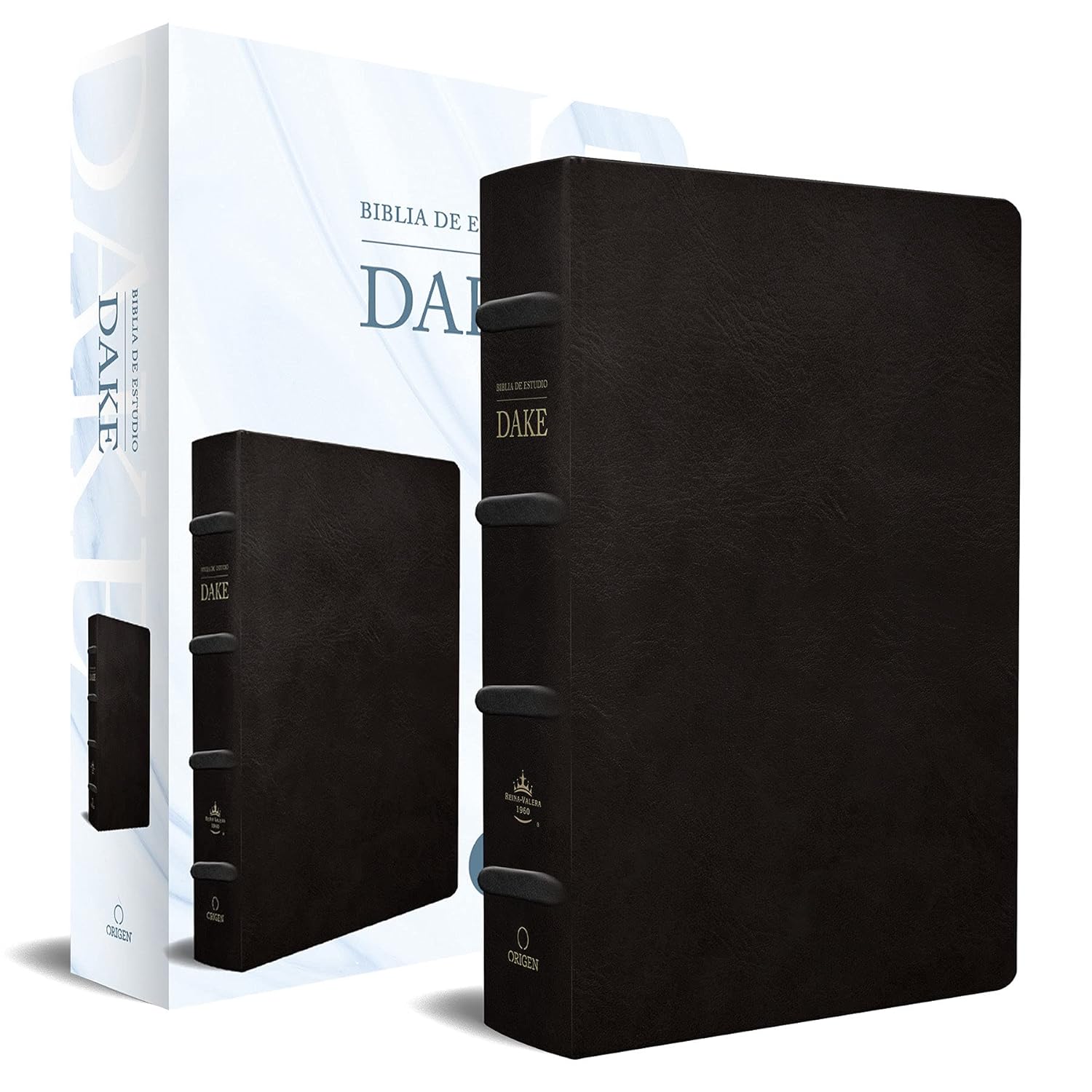 Biblia RVR1960 Dake Estudio Piel Negra