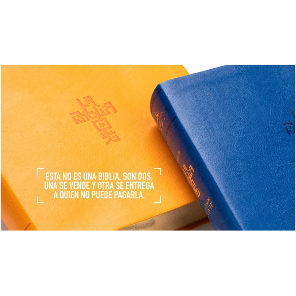 Biblia RVR1960 QR Principios para vivir simil piel naranja - Image 2