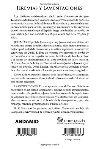 Comentario Jeremías y Lamentaciones Andamio