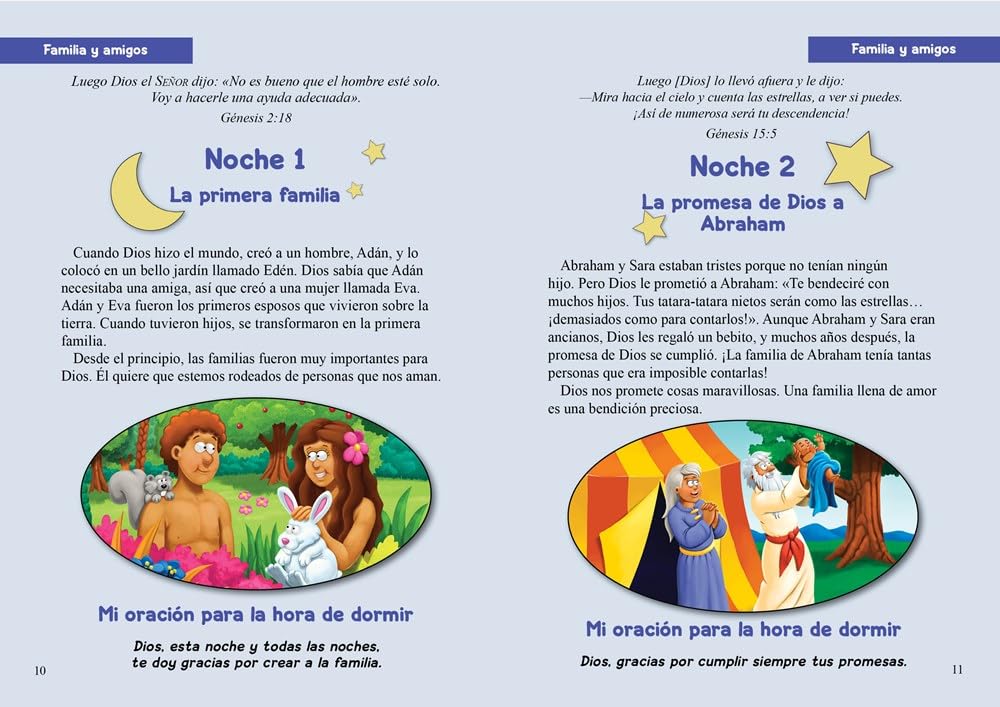 La Biblia para principiantes, 100 devocionales para la hora de dormir