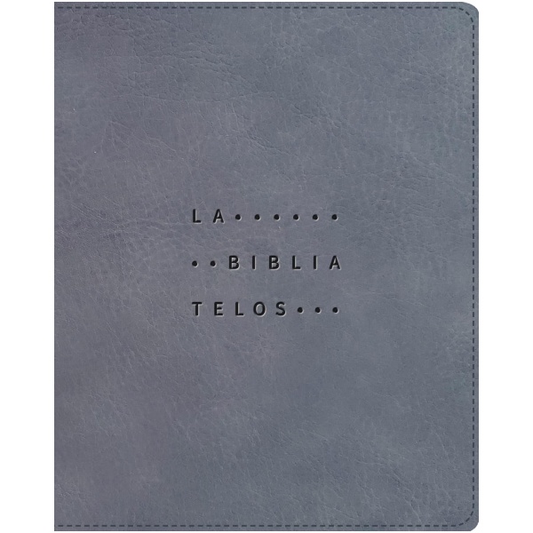 Biblia NVI 2022 Telos Jóvenes Leathersoft Gris Comfort Print