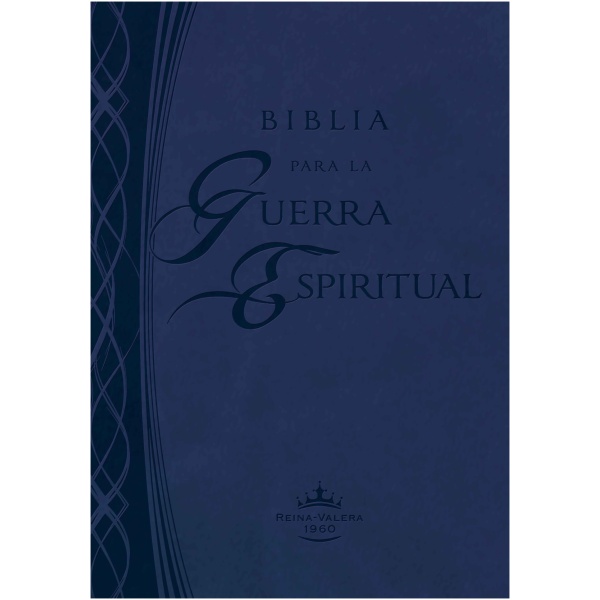 Biblia RVR1960 Para La Guerra Espiritual Imitación Piel Azul