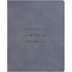 Biblia NVI 2022 Telos Jóvenes Leathersoft Gris Comfort Print