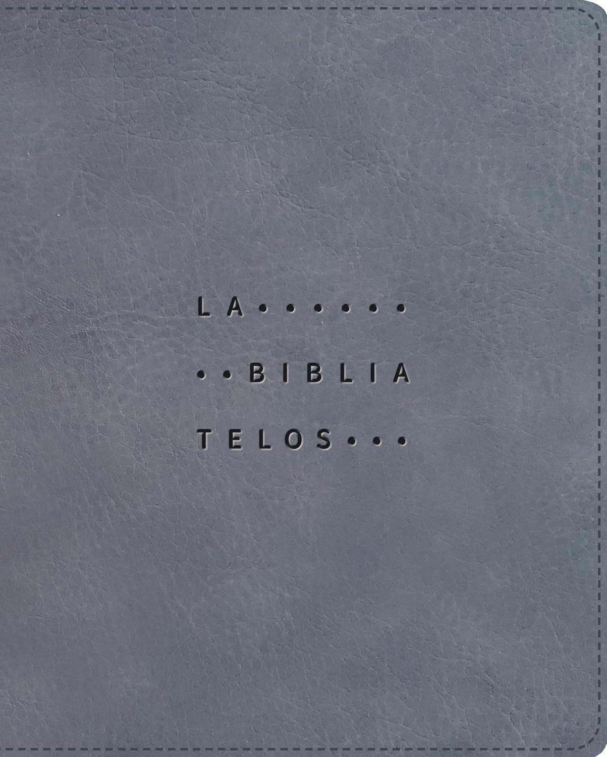 Biblia NVI 2022 Telos Jóvenes Leathersoft Gris Comfort Print