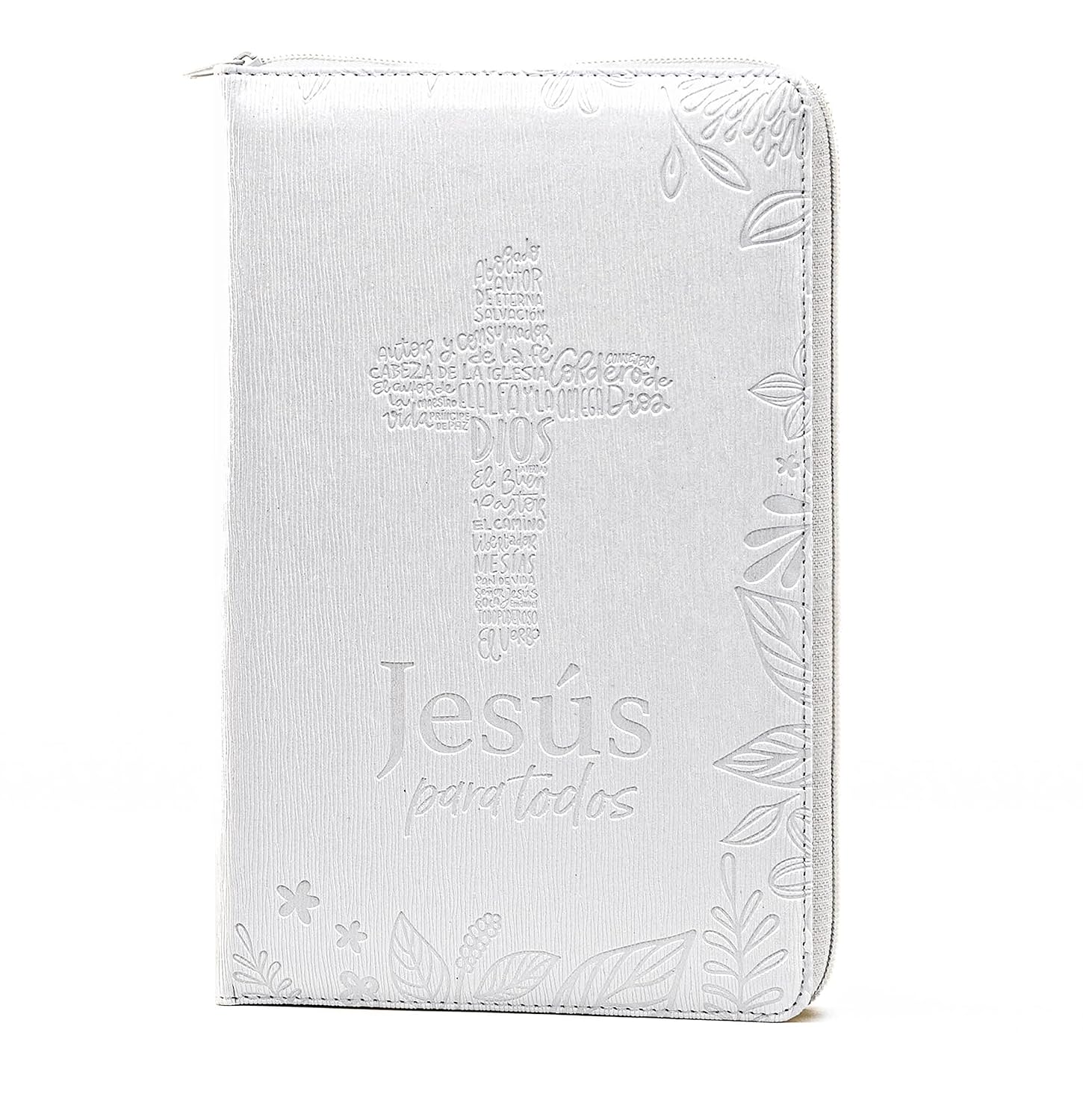 Biblia RVR1960 De Promesas Jesús Para Todos Letra Grande Manual Piel Índice Cierre