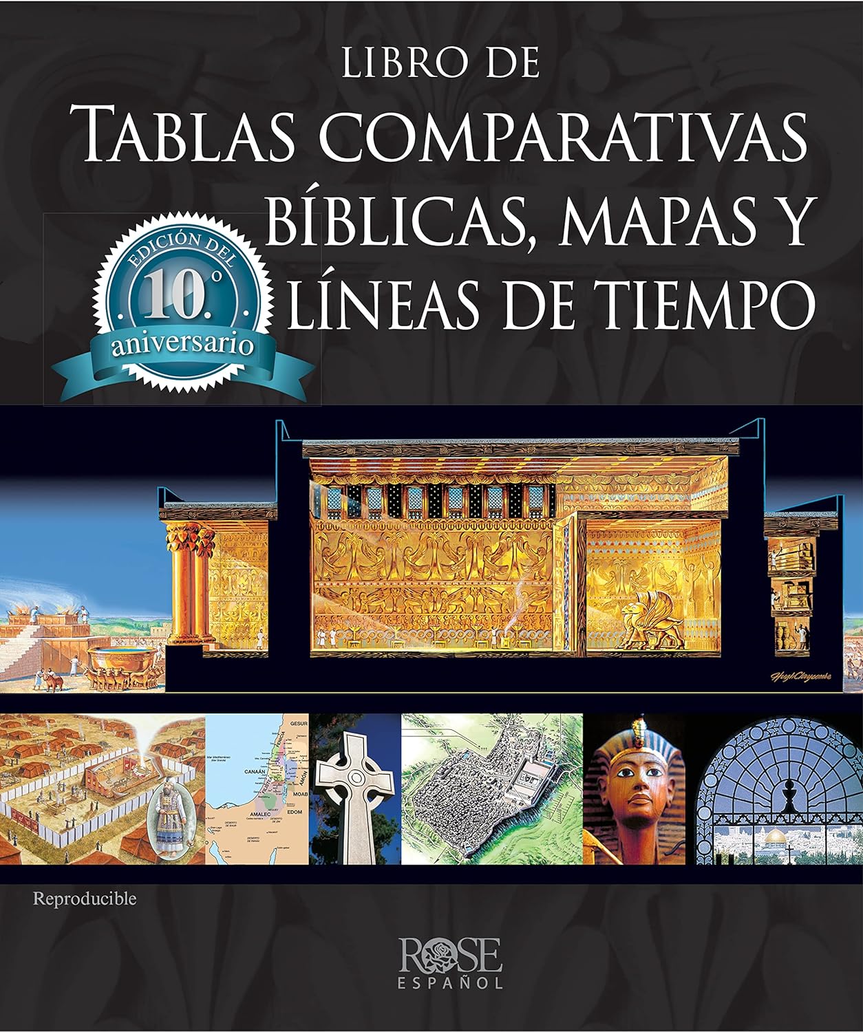 Libro De Tablas Comparativas Bíblicas, Mapas Y Líneas De Tiempo, Lujo