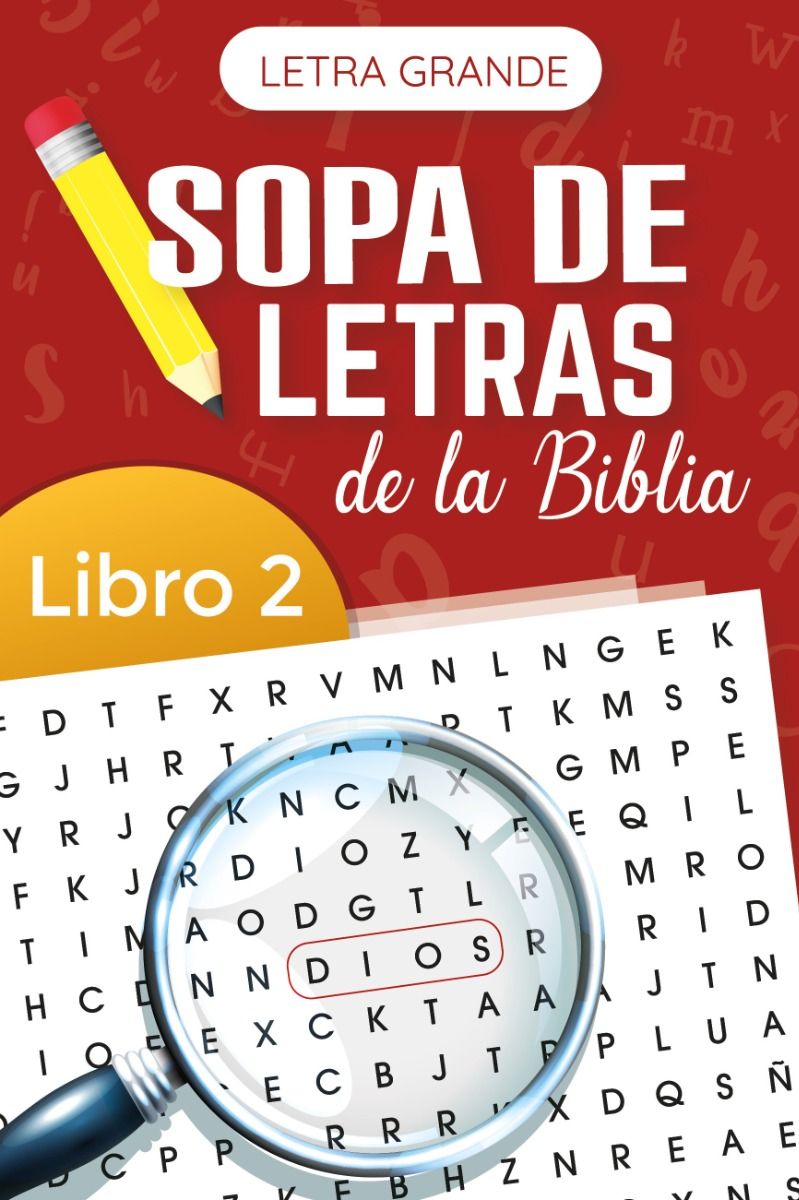 Sopa De letras De La Biblia Letra Grande Libro 2