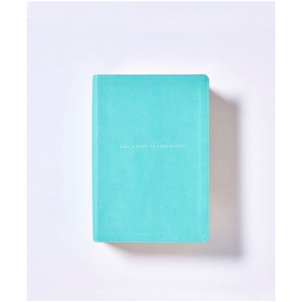 Biblia NBLA Ama A Dios Grandemente, Leathersoft Turquesa - Image 3