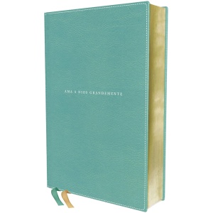 Biblia NBLA Ama A Dios Grandemente, Leathersoft Turquesa