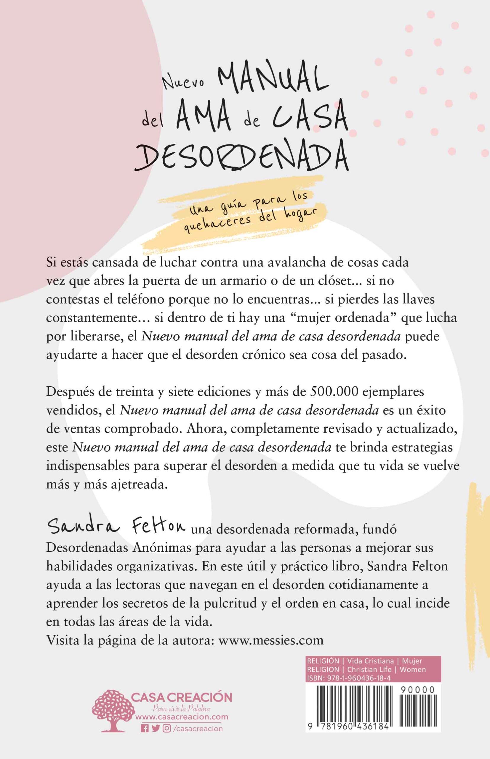 Nuevo Manual Del Ama De Casa Desordenada