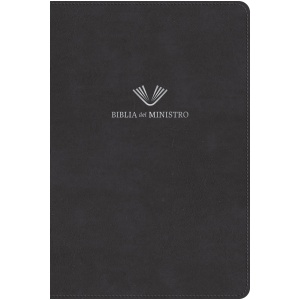 Biblia RVR1960 Del Ministro Ampliada Negro Piel 12pt