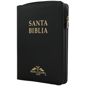 Biblia RV1909 mediana negro cierre índice VR055ZTI