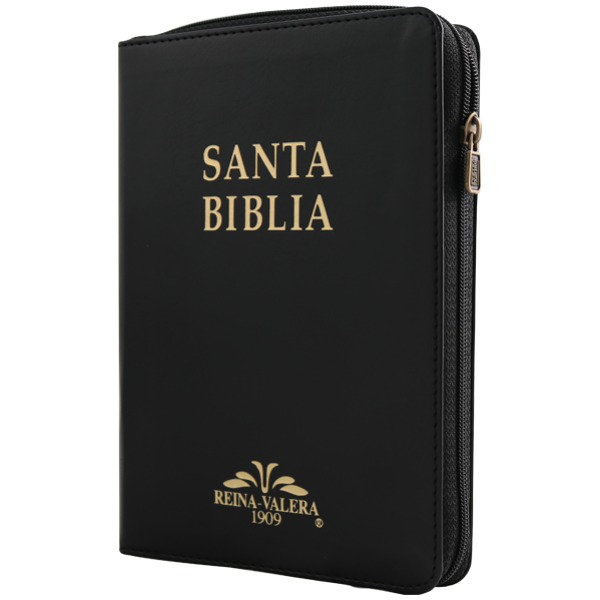 Biblia RV1909 mediana negro cierre índice VR055ZTI