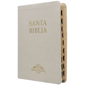 Biblia RV1909 mediana blanco índice VR055TI