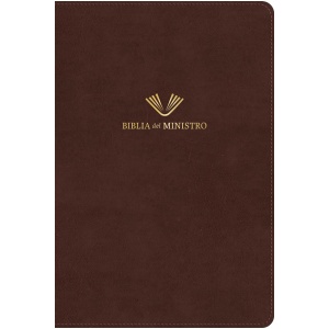 Biblia RVR1960 Del Ministro Ampliada Caoba 12pt