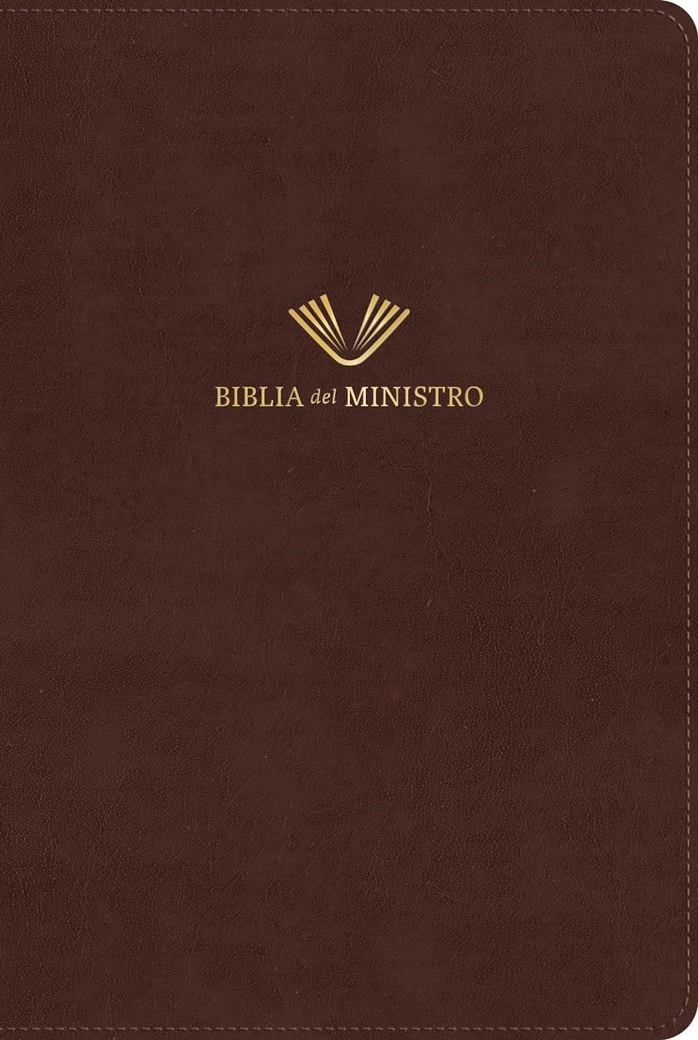 Biblia RVR1960 Del Ministro Ampliada Caoba 12pt