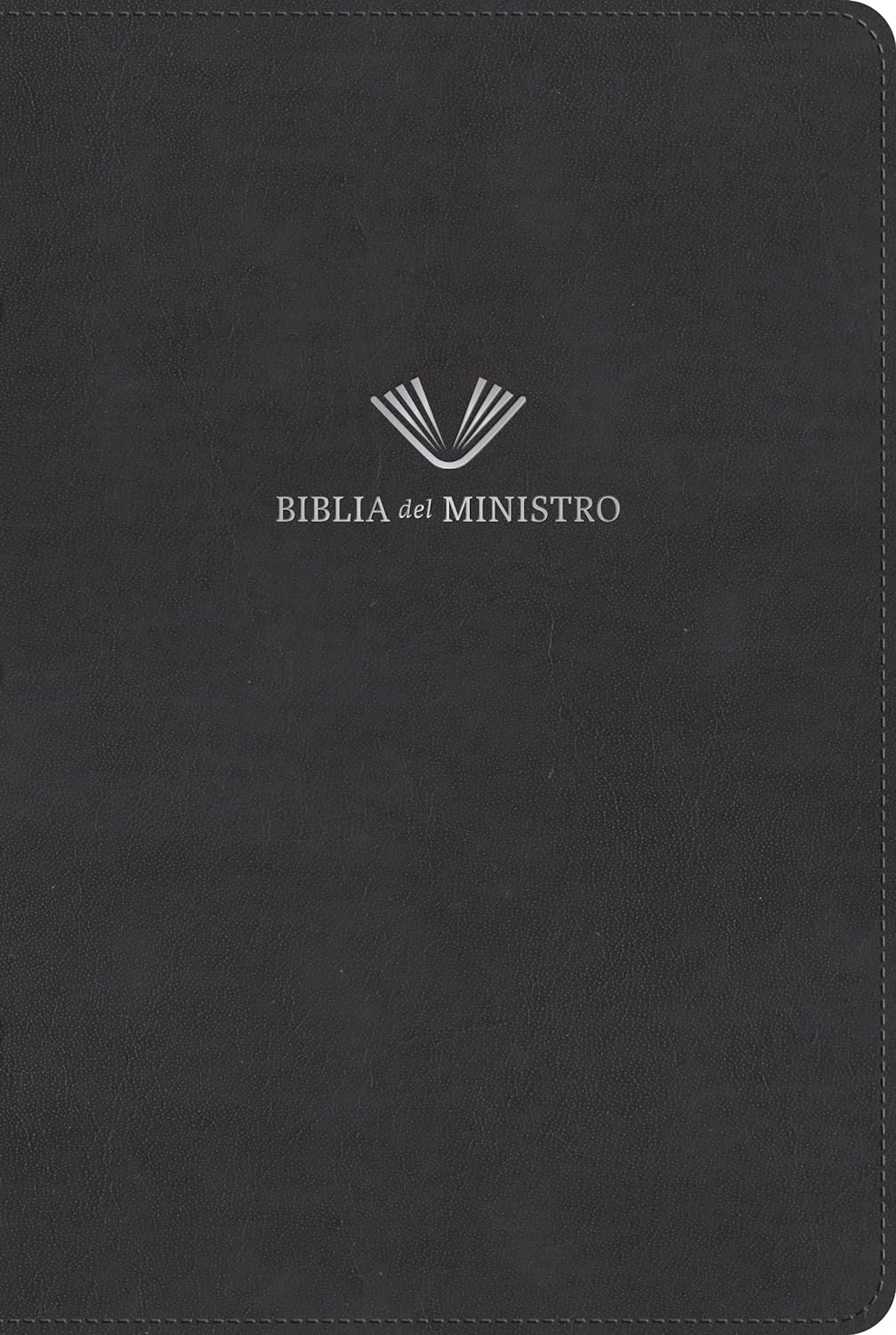 Biblia RVR1960 Del Ministro Ampliada Negro Piel 12pt