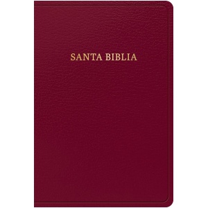 Biblia RVR1960 Manual Borgoña Imitación Piel 12pt