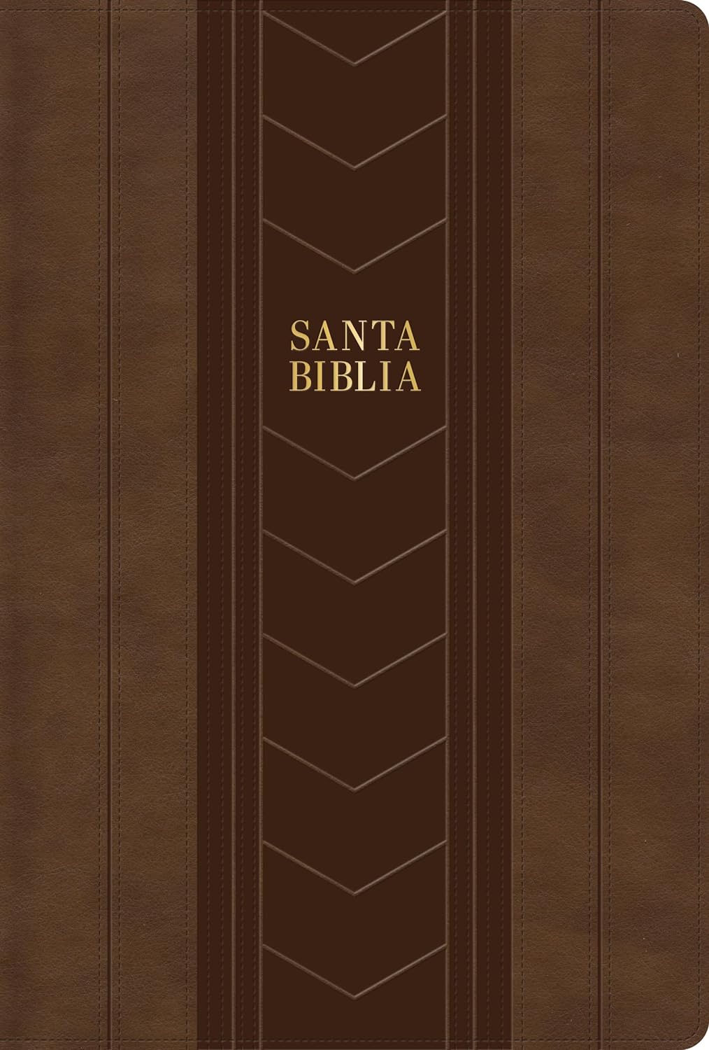 Biblia RVR1960 Manual Marrón blanco Símil Piel 12pt