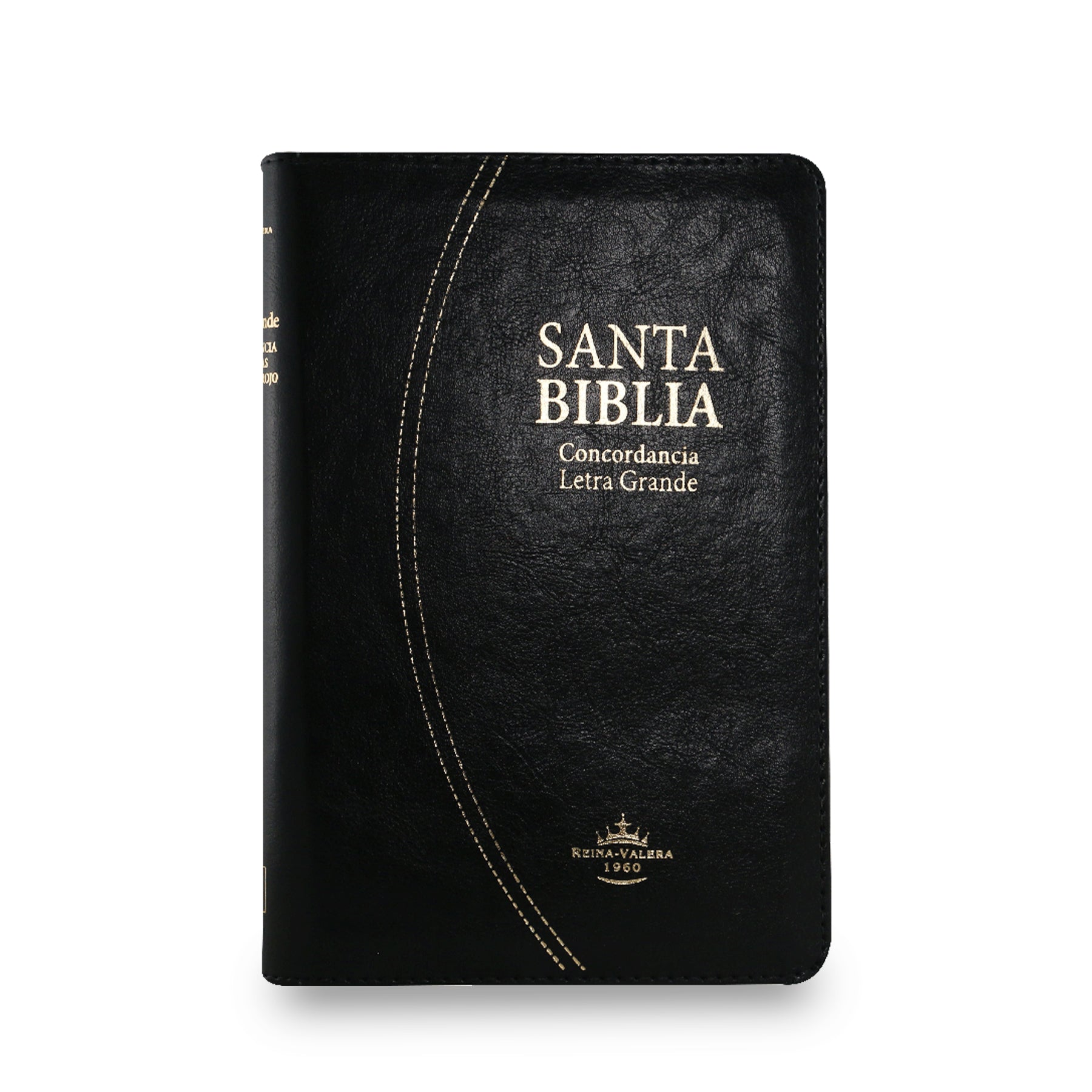 Biblia RVR1960 Mediana Letra Grande Vinil Negro 12pt RVR062cPJR