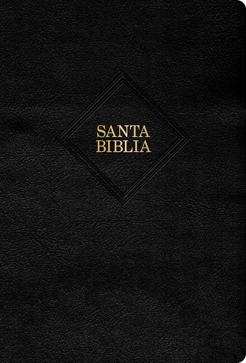 Biblia RVR1960 Letra Grande Manual Negra Piel Fabricada 12pt