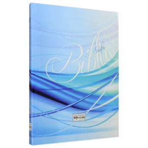 Biblia RVC Misionera Mediana Letra Chica Rústica Azul