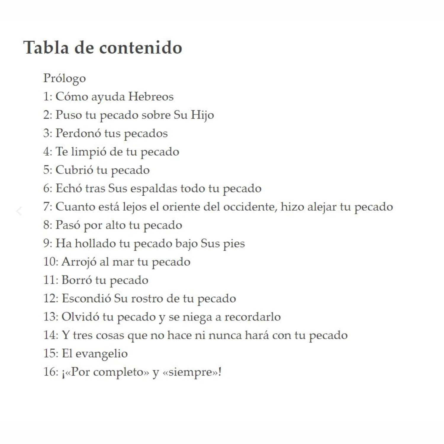 Doce Victorias Que Dios Logró Sobre Su Tu Pecado