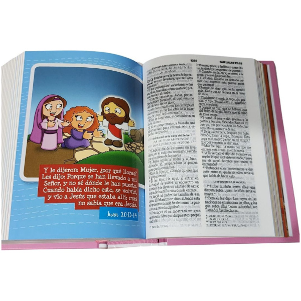 Biblia RVR1960 Mi gran viaje tapa dura rosa bolsillo 8.5pt - Image 4