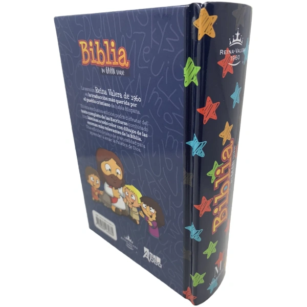 Biblia RVR1960 Mi gran viaje tapa dura azul chica 10pt - Image 2
