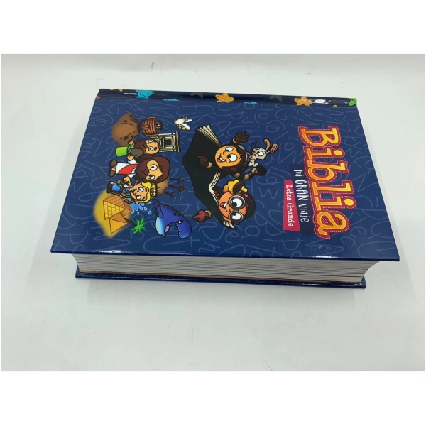 Biblia RVR1960 Mi gran viaje tapa dura azul chica 10pt - Image 3
