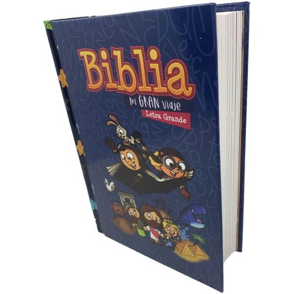 Biblia RVR1960 Mi gran viaje tapa dura azul chica 10pt - Image 4