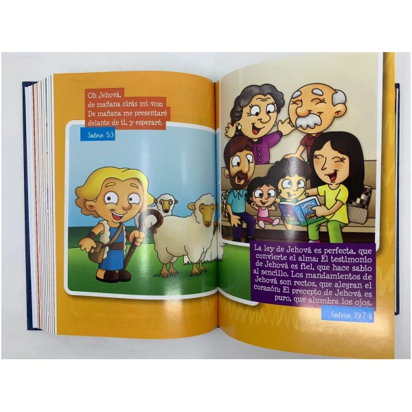 Biblia RVR1960 Mi gran viaje tapa dura azul chica 10pt - Image 6