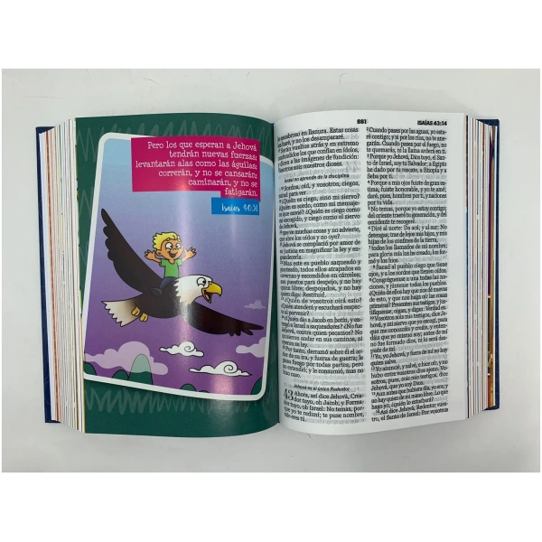 Biblia RVR1960 Mi gran viaje tapa dura azul chica 10pt - Image 7