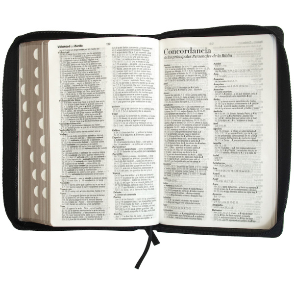 Biblia RVR1960 Clásica negro cierre índice manual 12.5pt 065PJR - Image 6
