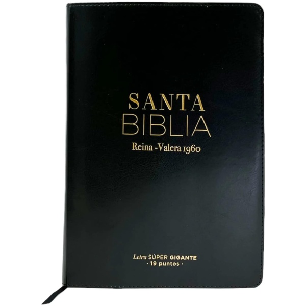 Biblia RVR1960 Clásica negra super gigante 19pt 095LSGPJR - Image 3