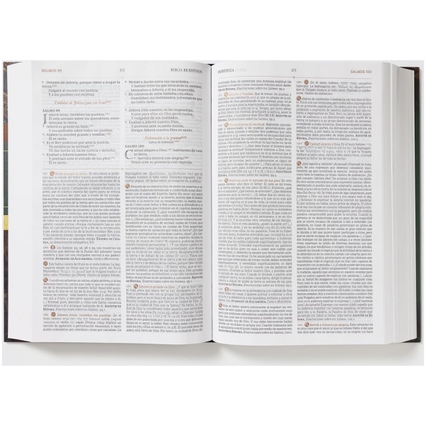 Biblia RVR revisada de estudio patristica tapa dura - Image 4