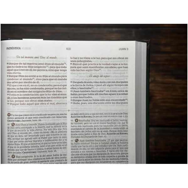Biblia RVR revisada de estudio patristica tapa dura - Image 6