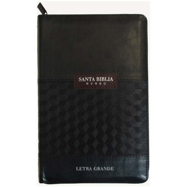 Biblia RVR1960 Clásica negro cierre índice manual 12.5pt 065PJR