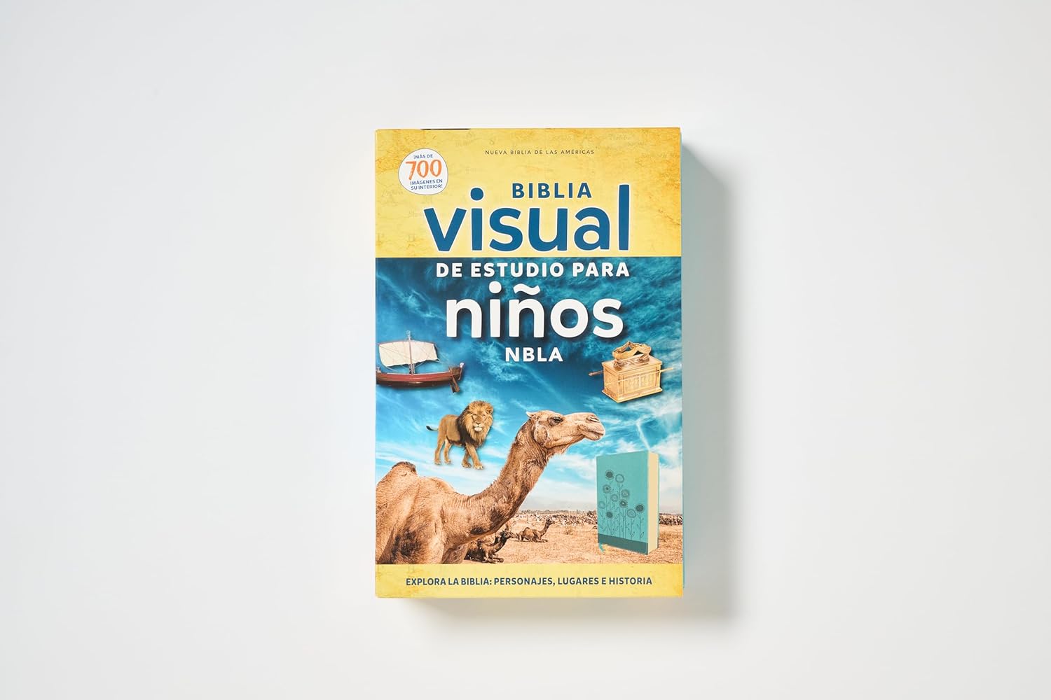 Biblia NBLA visual de estudio para niños turquesa