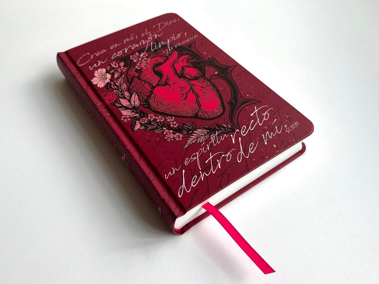 Biblia RVR1960 Nombres de Dios crea en mí un corazon limpio tela