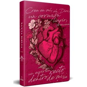 Biblia RVR1960 Nombres de Dios crea en mí un corazon limpio tela