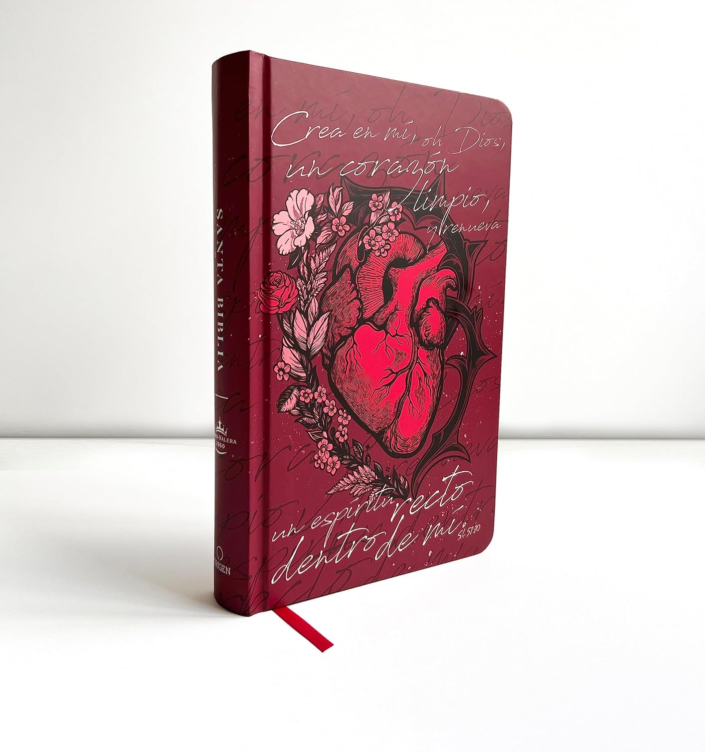 Biblia RVR1960 Nombres de Dios crea en mí un corazon limpio tela