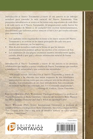 Introducción al Nuevo Testamento a través de sus autores